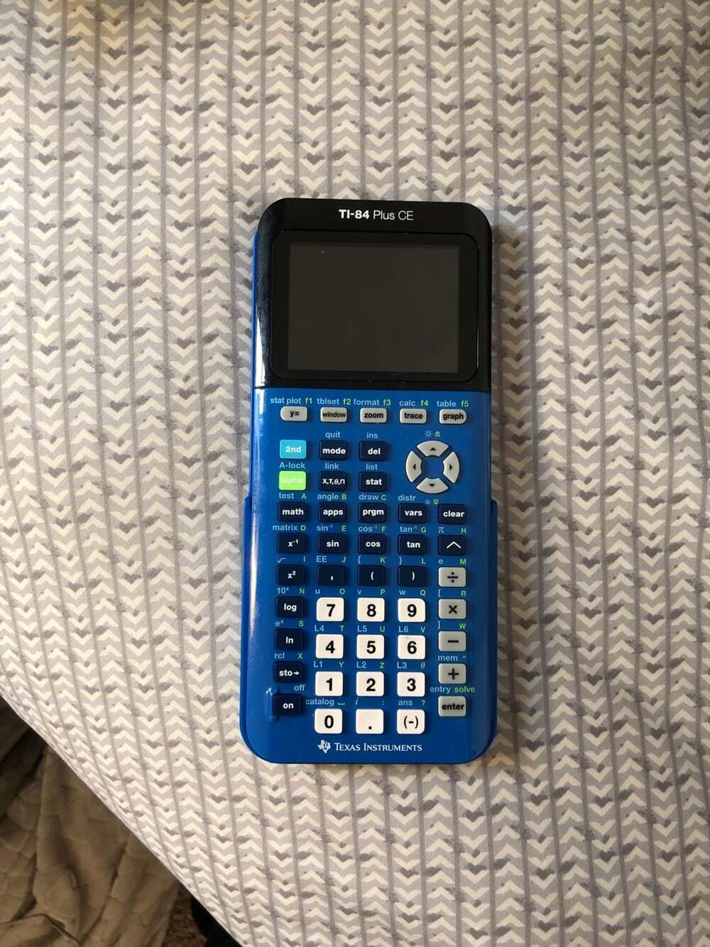 Texas Instruments TI-84 Plus CE Color Graphing Calculator - Bionic Blue
